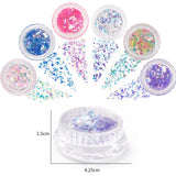 Nail Decoration - Chips - 6pcs Set