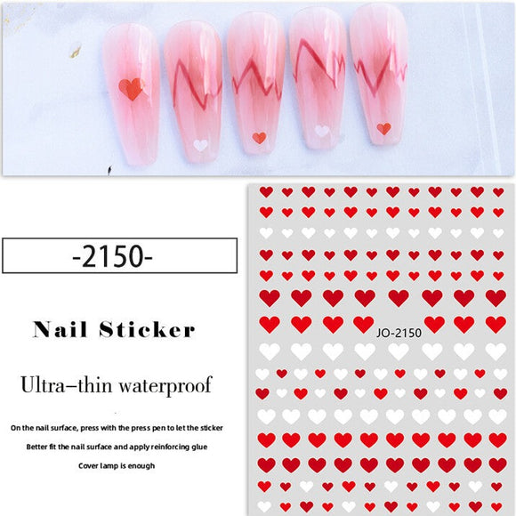 Nail Sticker - 2150 - Heart