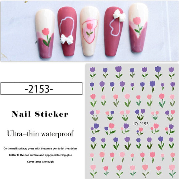 Nail Sticker - 2153 - Tulip