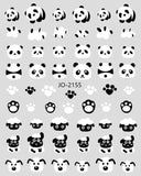 Nail Sticker - 2155 - Panda & Sheep