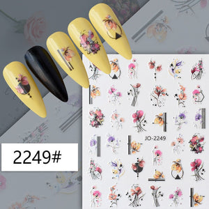 Nail Sticker - 2249 - Flowers