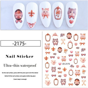 Nail Sticker - 2175 - Animals