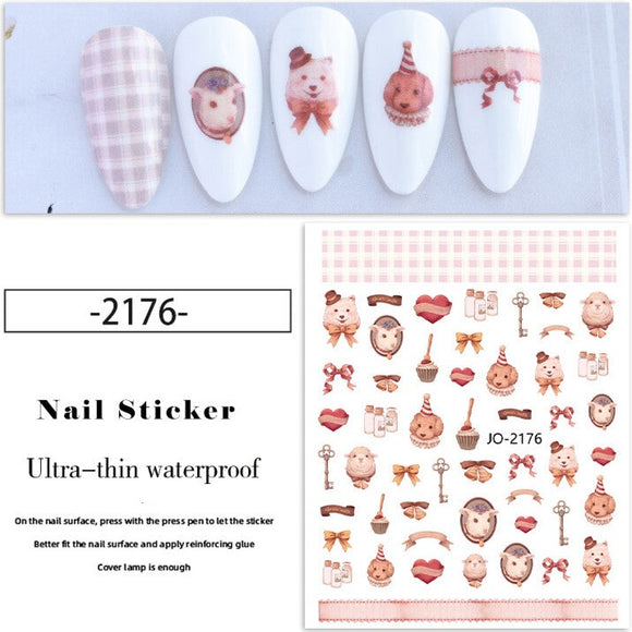 Nail Sticker - 2176 - Animals