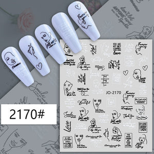 Nail Sticker - 2170 - Love