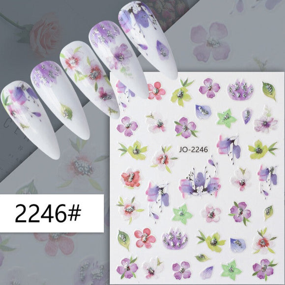 Nail Sticker - 2246 - Flowers