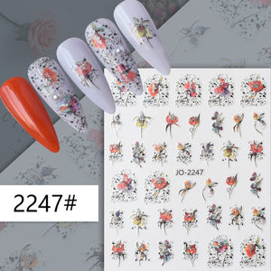 Nail Sticker - 2247 - Flowers