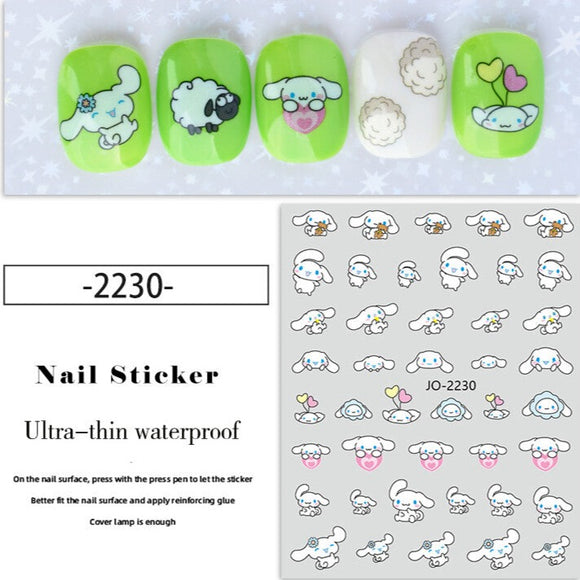 Nail Sticker - 2230 - Animated Animals