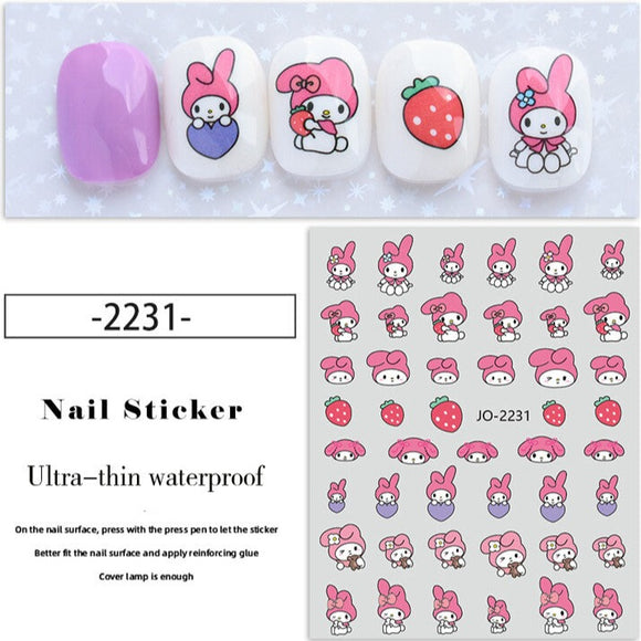 Nail Sticker - 2231 - Bunny