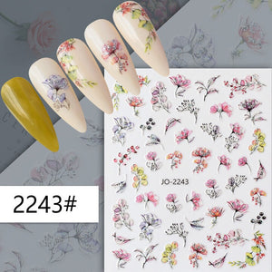 Nail Sticker - 2243 - Flowers