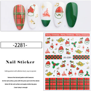Nail Sticker - 2281 - Christmas