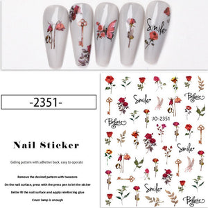 Nail Sticker - Rose (JO2351)