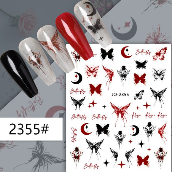 Nail Sticker - 2355 - Butterflies