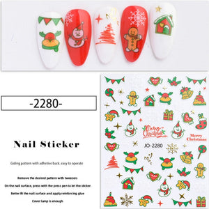 Nail Sticker - 2280 - Christmas