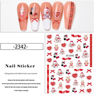 Nail Sticker - 2342 - Animals