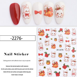 Nail Sticker - 2276 - Bunny