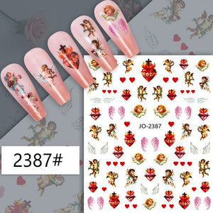 Nail Sticker - 2387 - Angels