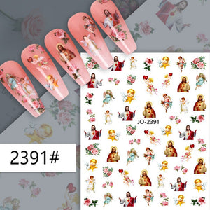 Nail Sticker - 2391 - Angel