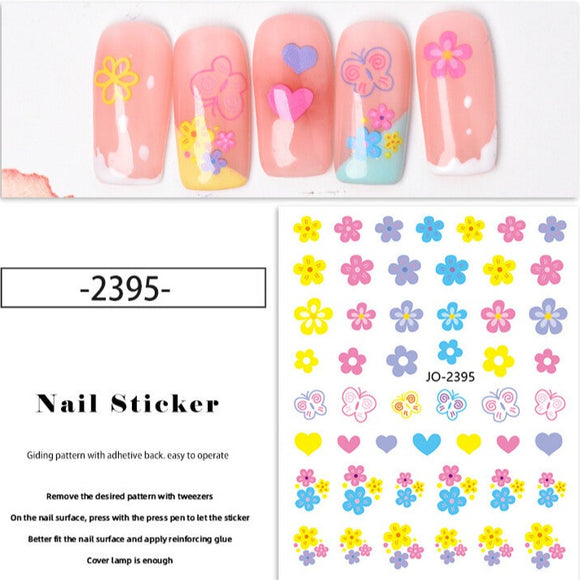 Nail Sticker - 2395 - Flowers