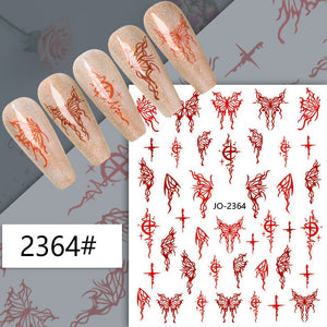 Nail Sticker - 2364 - Butterfly