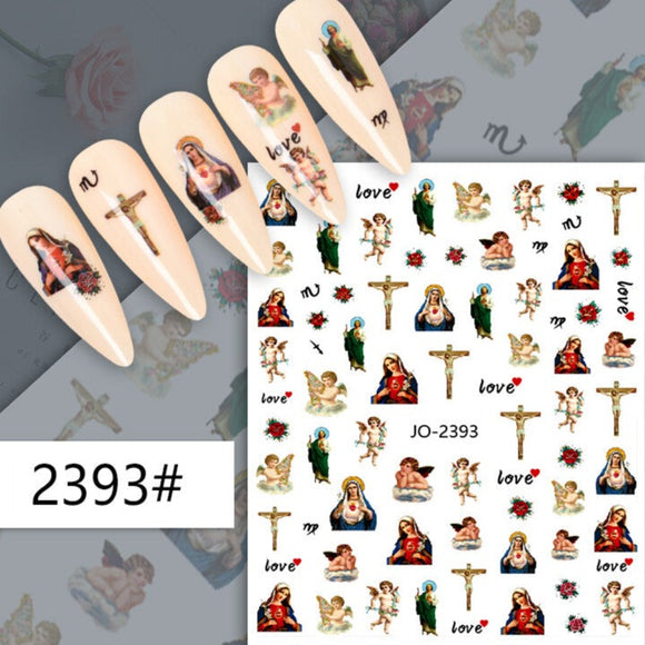 Nail Sticker - 2393 -Angel