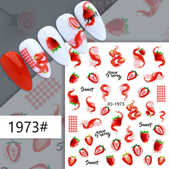 Nail Sticker - 1973 - Strawberry