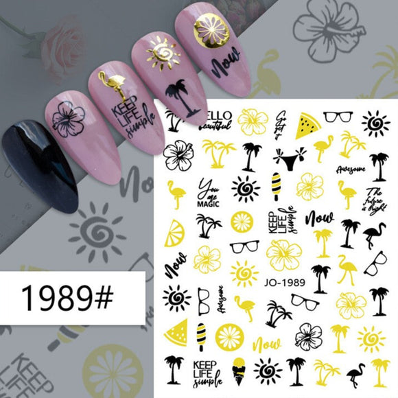Nail Sticker - 1989 - Summer