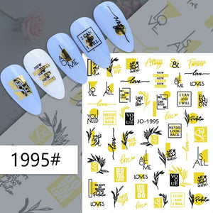 Nail Sticker - 1995 - Positive Phrases