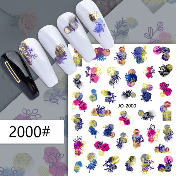 Nail Sticker - 2000 - Flower