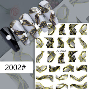 Nail Sticker - 2002 - Twirls