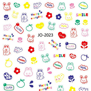 Nail Sticker - 2023 - Bunny