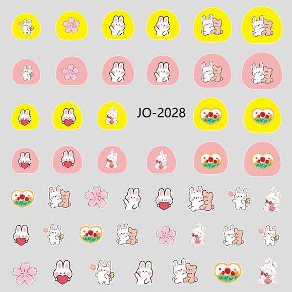 Nail Sticker - 2028 - Bunny