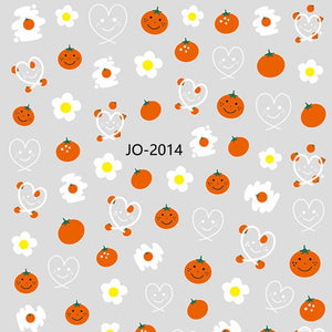 Nail Sticker - 2014 - Oranges