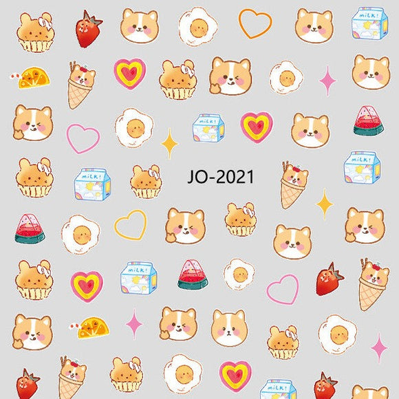 Nail Sticker - 2021 - Bear