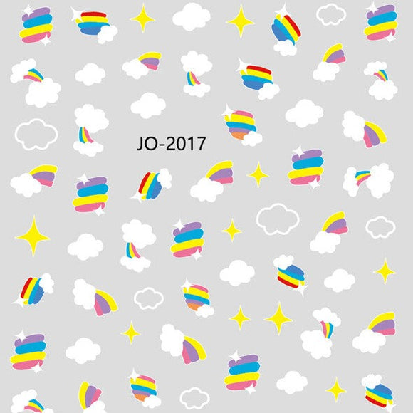 Nail Sticker - 2017 - Rainbow