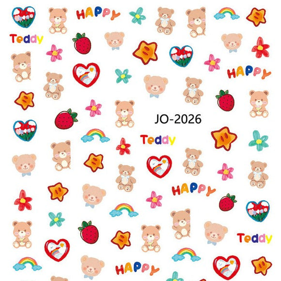 Nail Sticker - 2026 - Bear