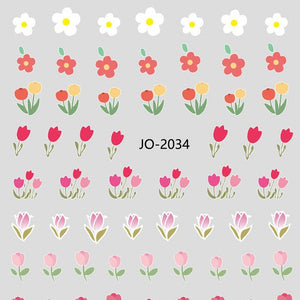 Nail Sticker - 2034 - Flowers