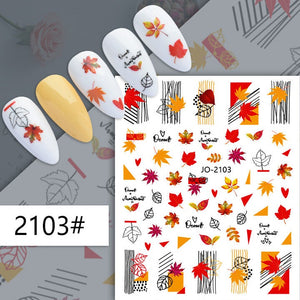 Nail Sticker - 2103 - Autumn