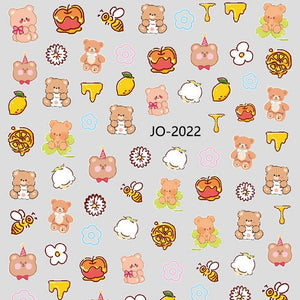 Nail Sticker - 2022 - Teddy