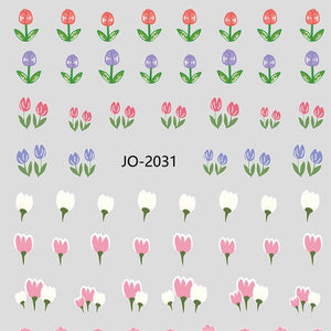 Nail Sticker - 2031 - Tulips