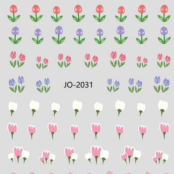 Nail Sticker - 2031 - Tulips