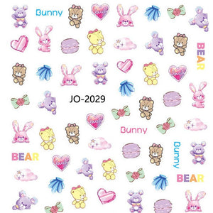 Nail Sticker - 2029 - Bear