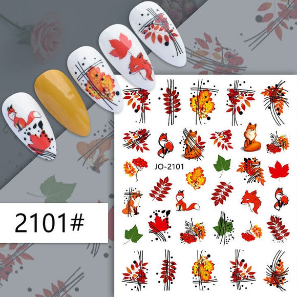 Nail Sticker - 2101 - Fox