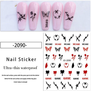 Nail Sticker - 2090 - Love