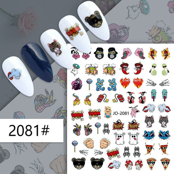 Nail Sticker - 2081 - Animation