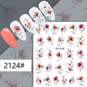 Nail Sticker - 2124 - Flowers