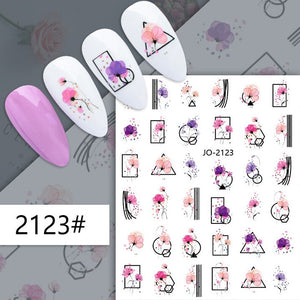 Nail Sticker - 2123 - Flowers