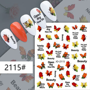 Nail Sticker - 2115 - Autumn