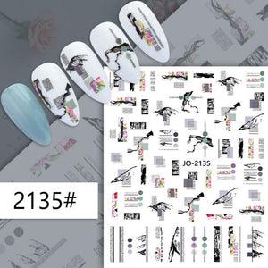 Nail Sticker - 2135 - Patterns