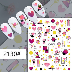 Nail Sticker - 2130 - Shapes