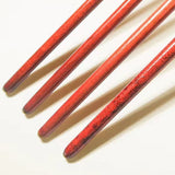 Nail Art Brush Set - Wood Stem- 4pcs